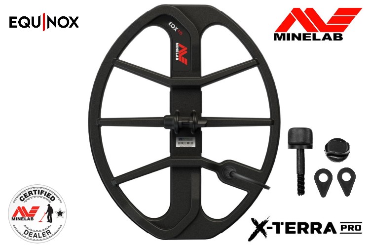 Metalldetektor Minelab Equinox 900 mit zus&auml;tzlicher EQX15 Suchspule