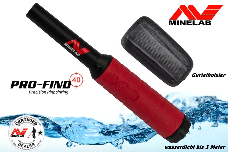 Metalldetektor Minelab Equinox 900 mit Funkkopfh&ouml;rer und 2 Suchspulen sowie PRO-FIND 40 Pinpointer