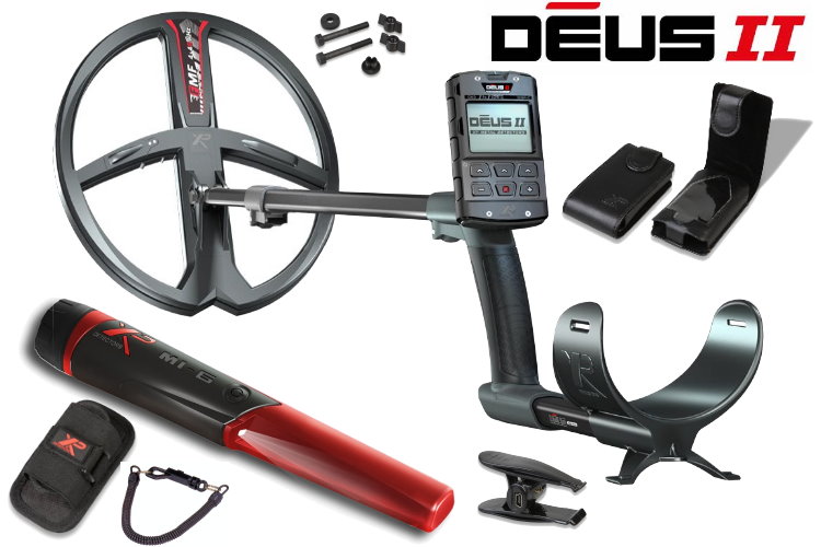 Metalldetektor XP Deus 2 mit 34cm Spule & MI-6