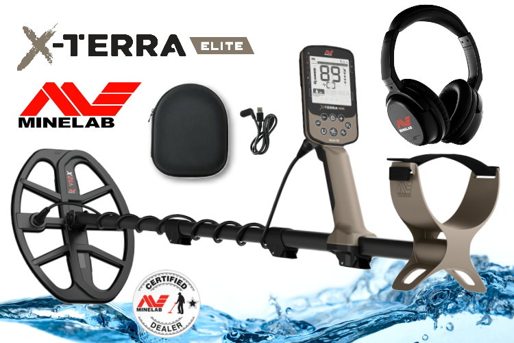 Minelab X-Terra Elite Metalldetektor mit Funkkoph&ouml;rer
