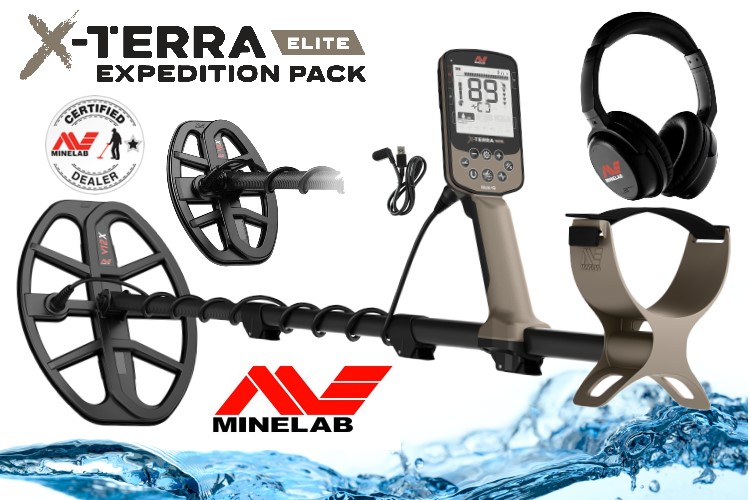 Minelab X-Terra Elite Metalldetektor Expeditionspaket